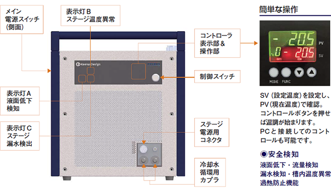 無風恒温槽 仕様